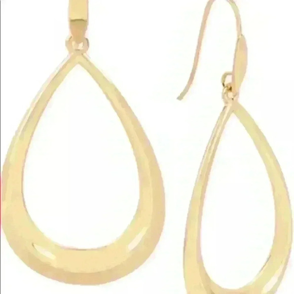 Robert Lee Morris New Silver Open Teardrop ear - Picture 2 of 2